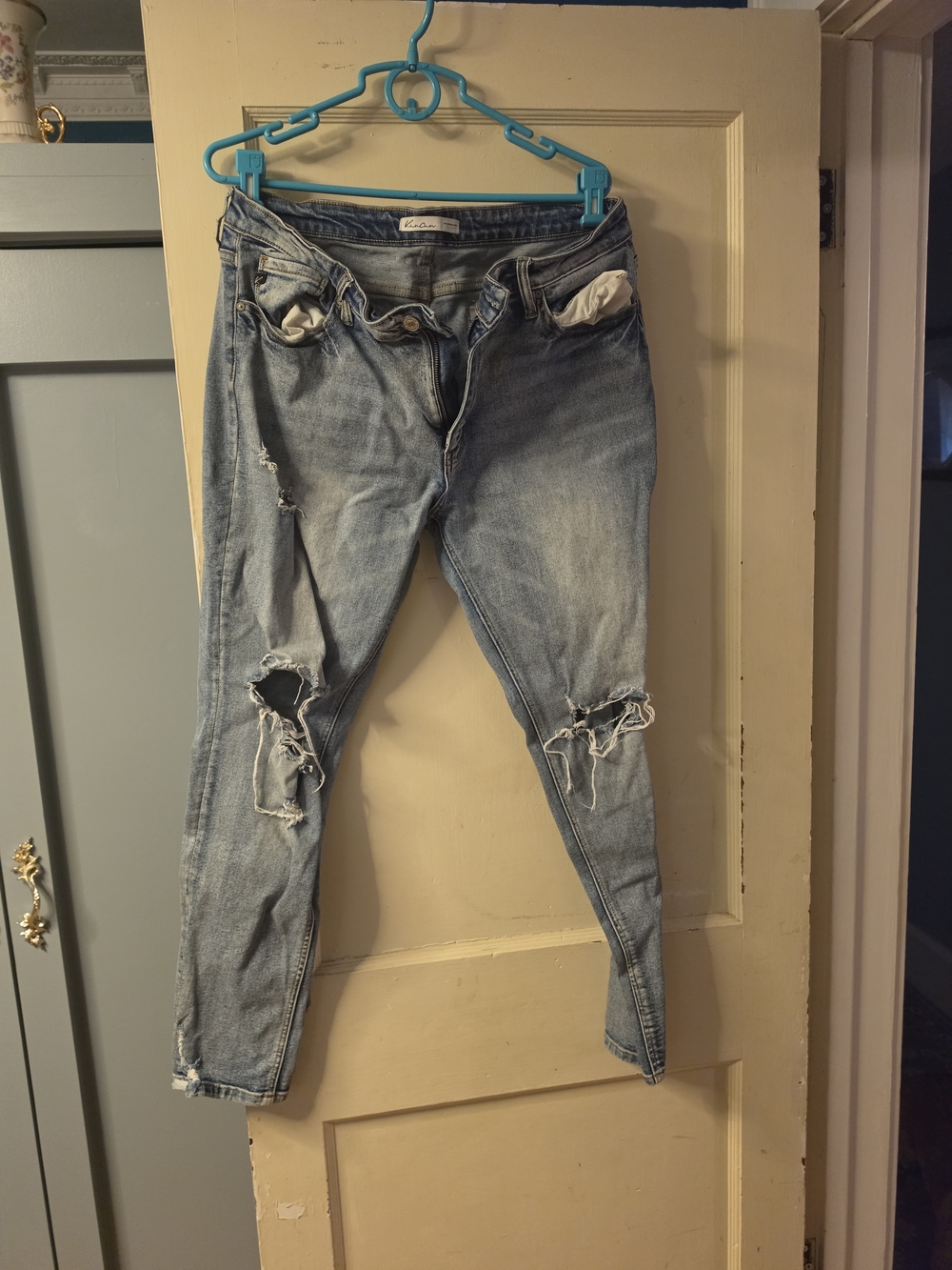 KanCan Ripped Light Blue Skinny Jeans